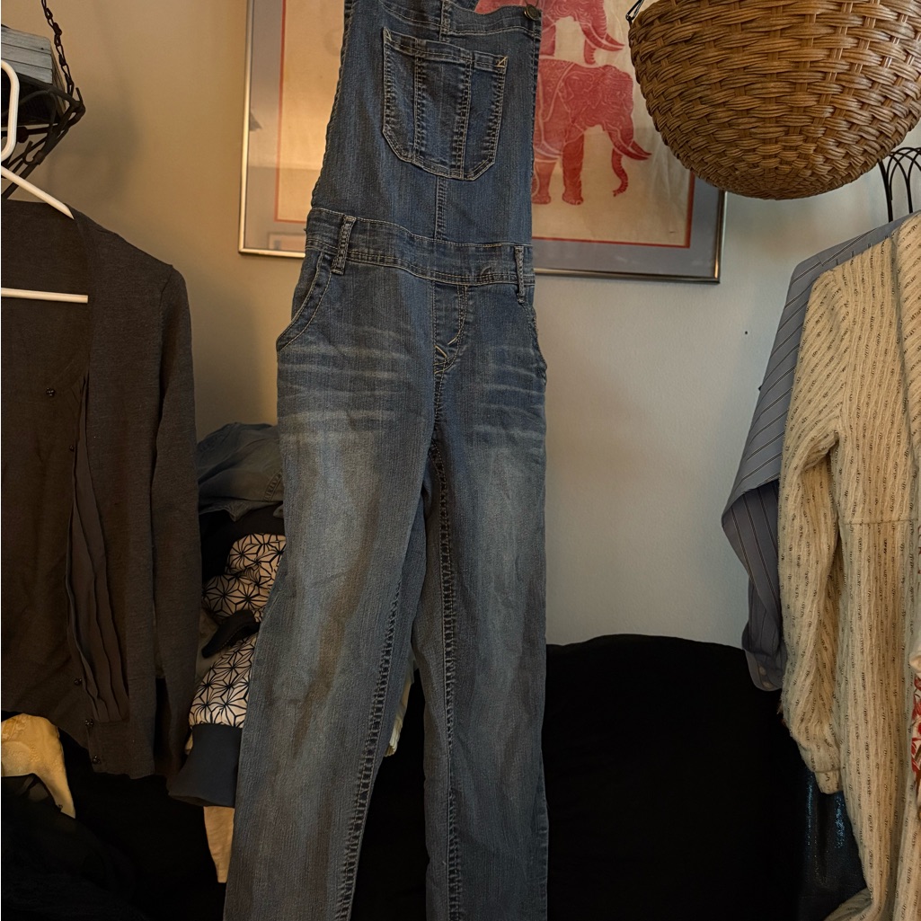 Anthropologie Adorable ,Hot Blue Denim Overalls